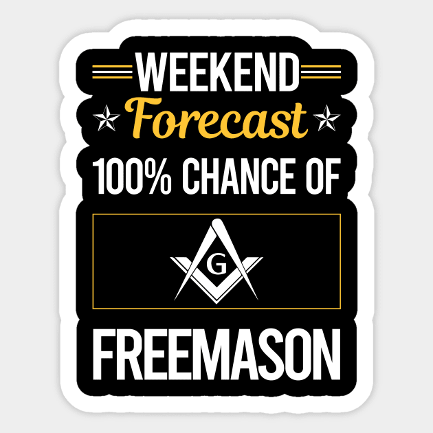 Funny Weekend Freemason Freemasonry Masonry Masonic Mason Stonemason Illuminati Sticker by lainetexterbxe49